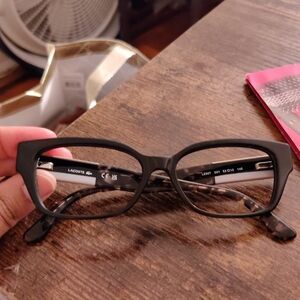 Lacoste Women's Black and Brown Glasses
